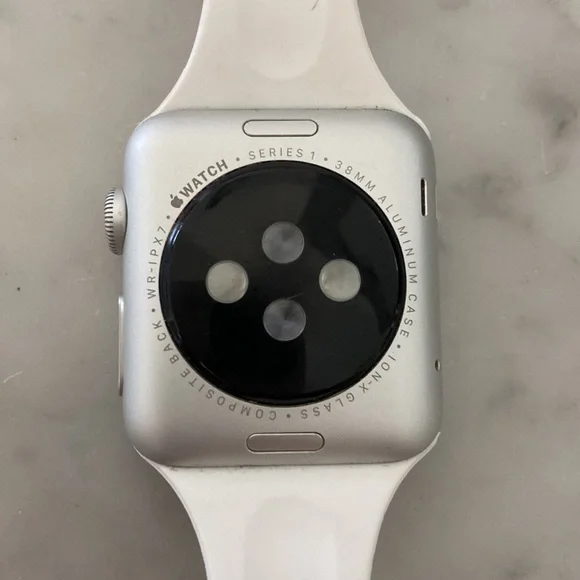 Apple iWatch series 38 mm silver aluminum